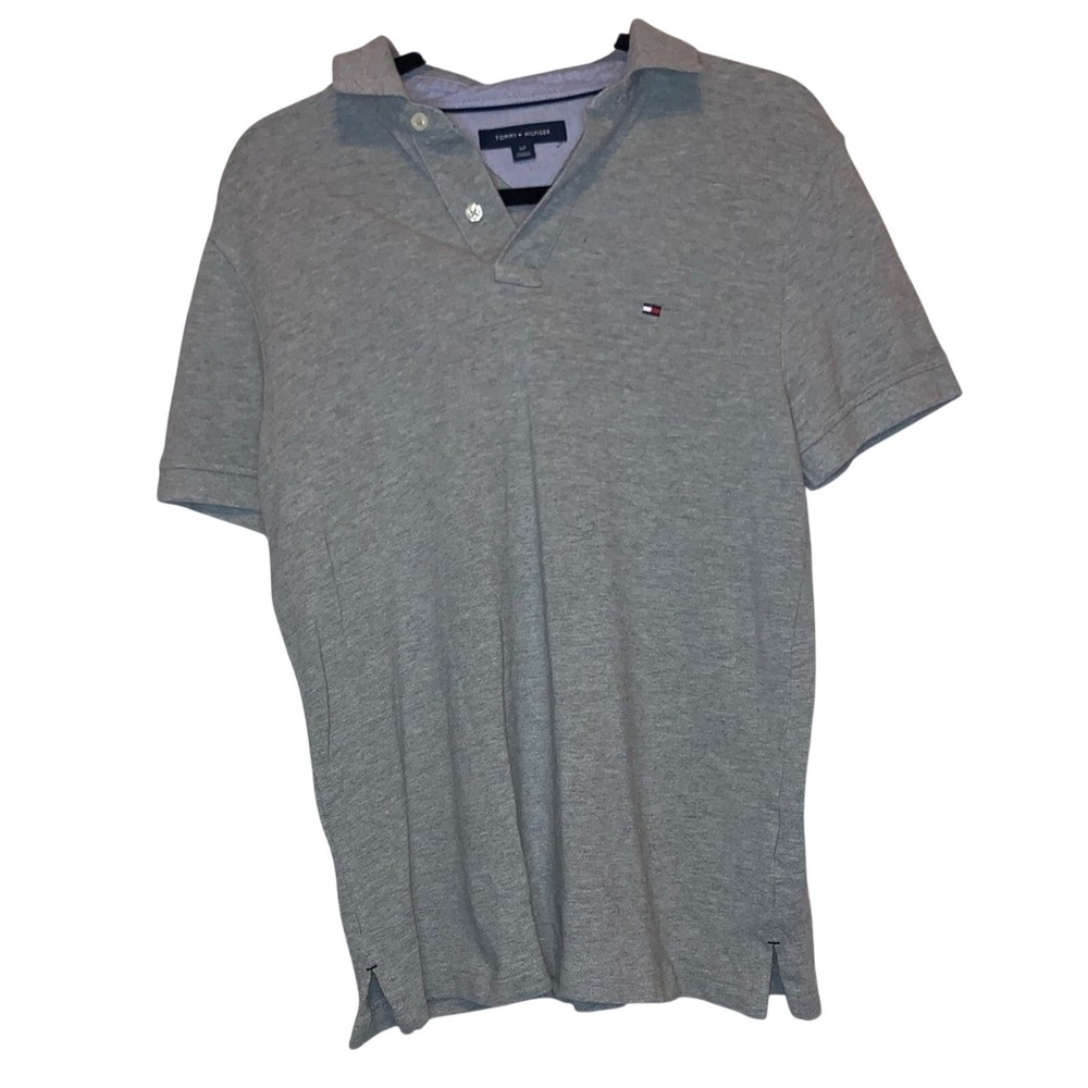 Tommy Hilfiger Short Sleeve Gray Polo‎ Small